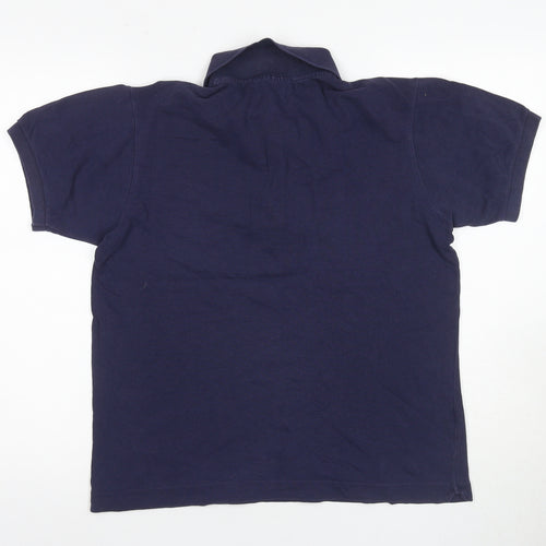 Lacoste Men's Blue Polo Shirt M Collared Casual Cotton