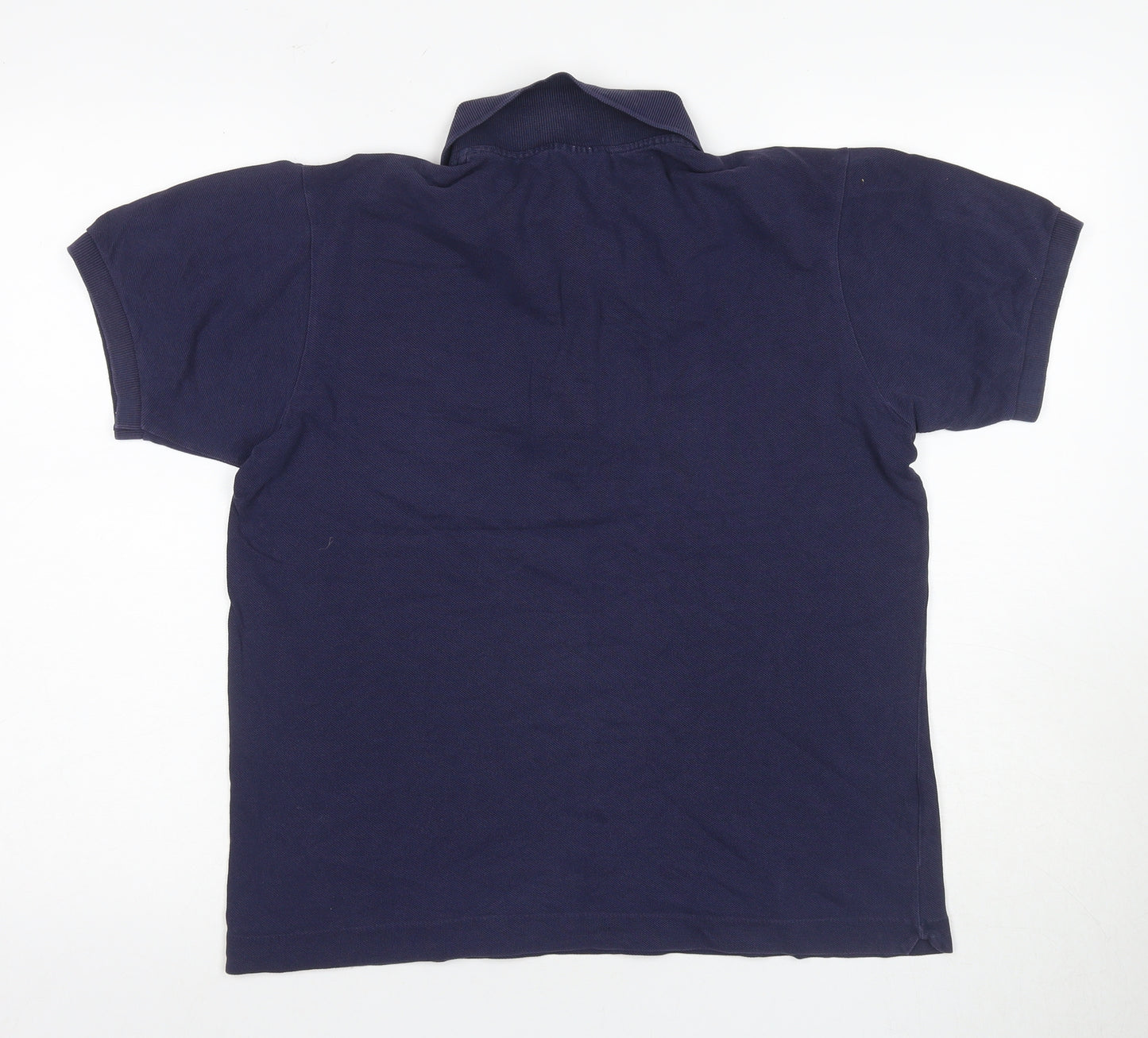 Lacoste Men's Blue Polo Shirt M Collared Casual Cotton