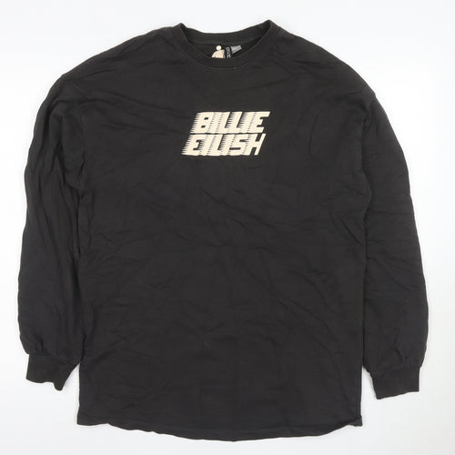 H&M Unisex Black XS Pullover Sweatshirt