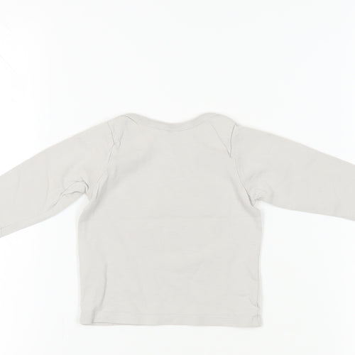 Baby Boden Unisex Grey Animal Print Long Sleeve T-Shirt