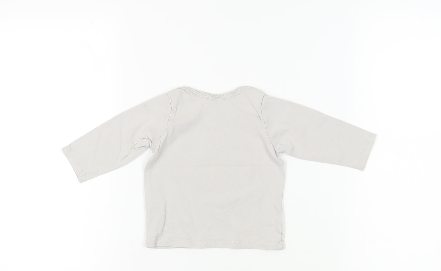 Baby Boden Unisex Grey Animal Print Long Sleeve T-Shirt
