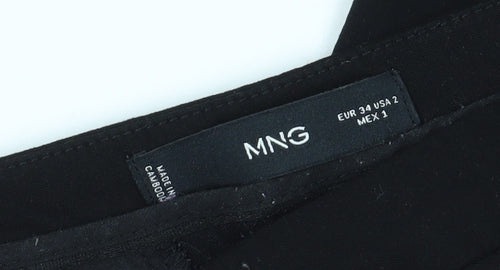 MNG Women's Black Straight Trousers Size 6