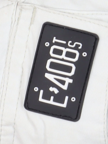 E408 Boys White Cargo Snow Trousers M Winter Ski Activewear