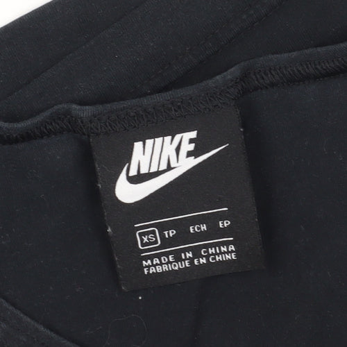 Nike Women's Black XS Crop Tank Top Gym