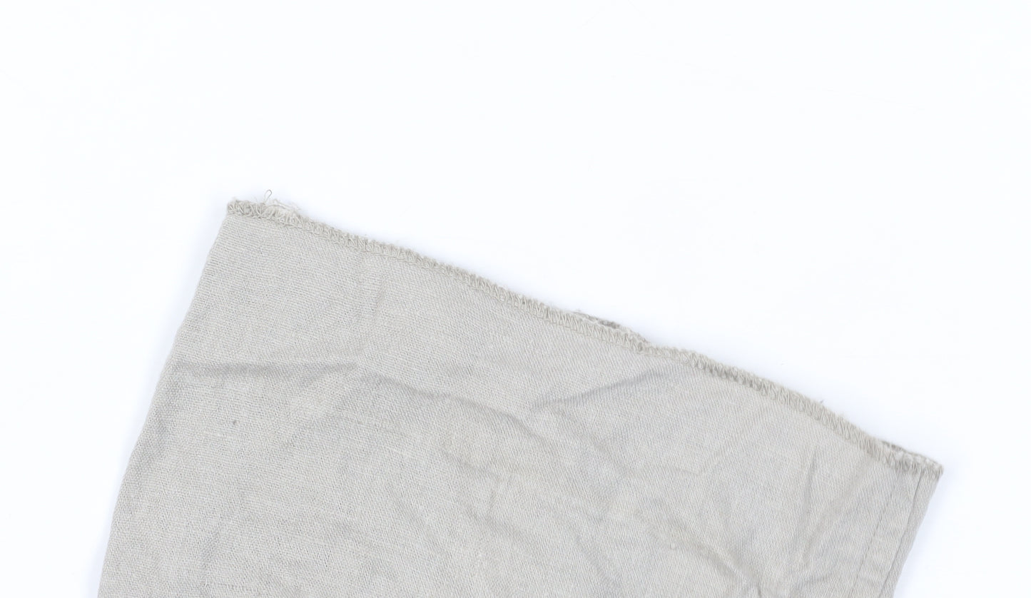 Marks and Spencer Grey Linen Chino Trousers 32W 31L