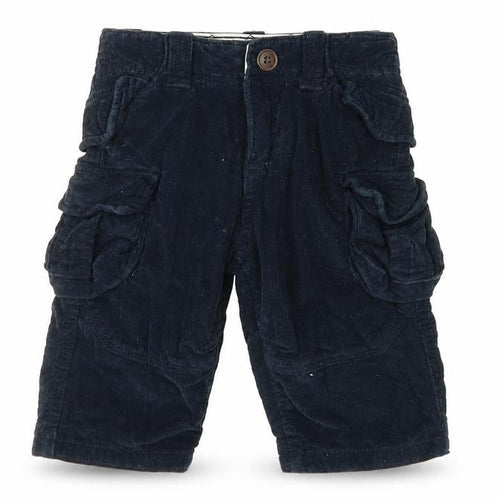 Gap Boys Black Cargo Shorts 6-12 Months, Corduroy, Pockets