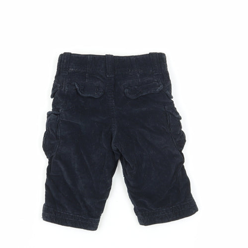 Gap Boys Black Cargo Shorts 6-12 Months, Corduroy, Pockets