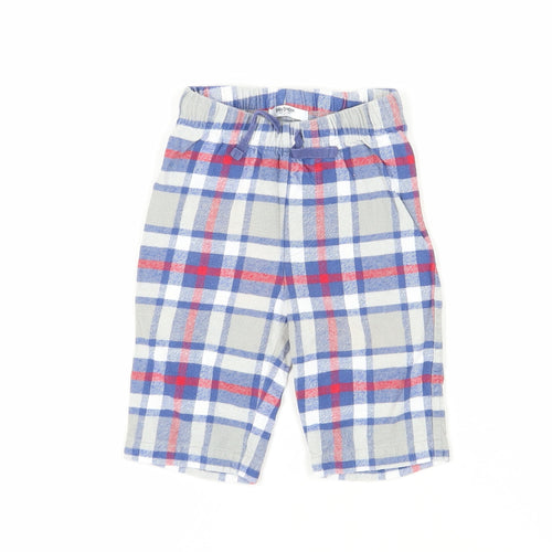 Baby Boden Unisex Plaid Cotton Shorts - Size 36 Months