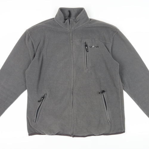 Granite Men's Grey XL Fleece Jacket, Casual, Warm
