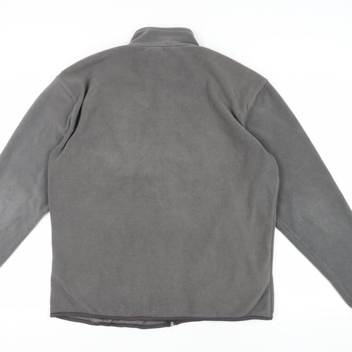 Granite Men's Grey XL Fleece Jacket, Casual, Warm