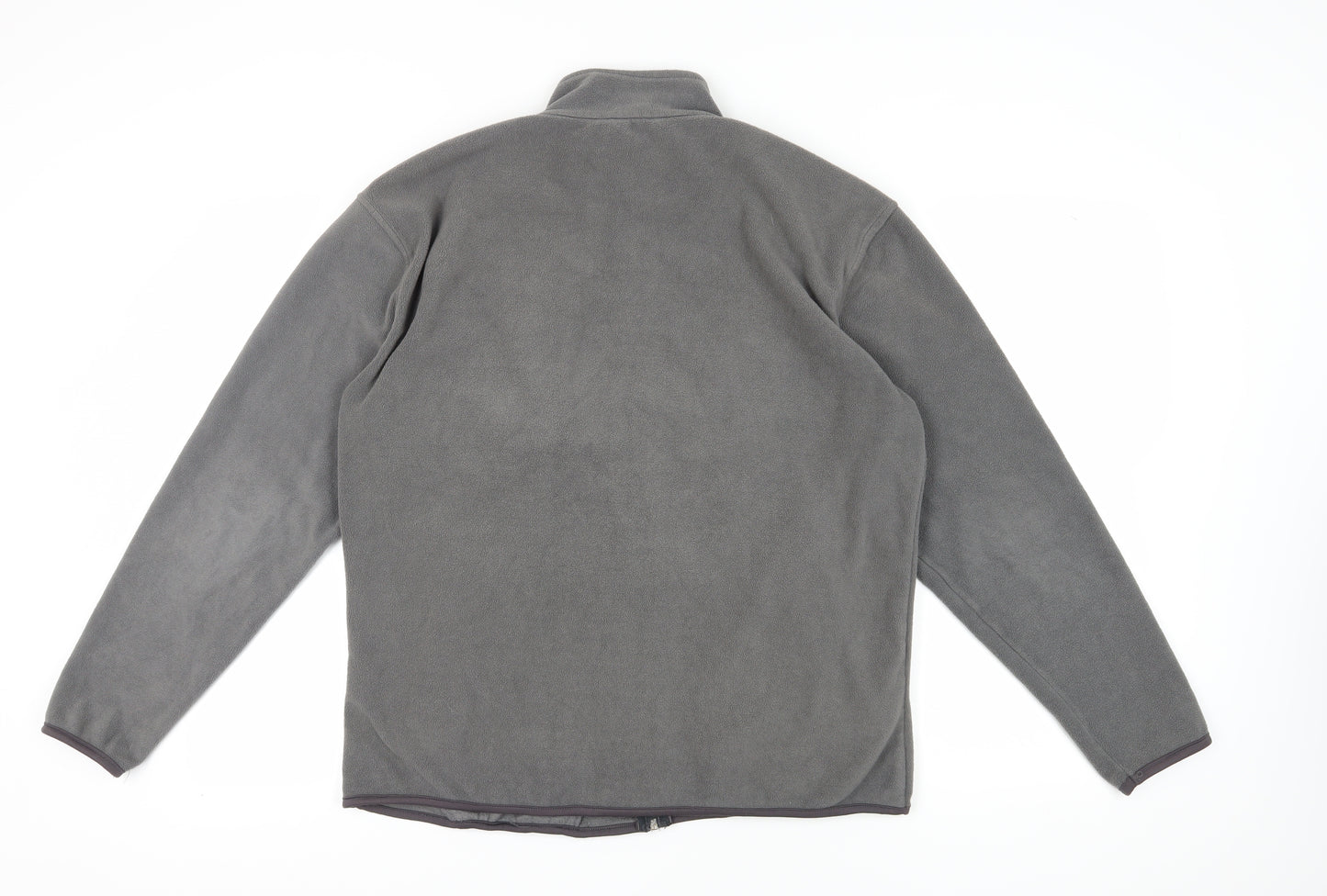 Granite Men's Grey XL Fleece Jacket, Casual, Warm