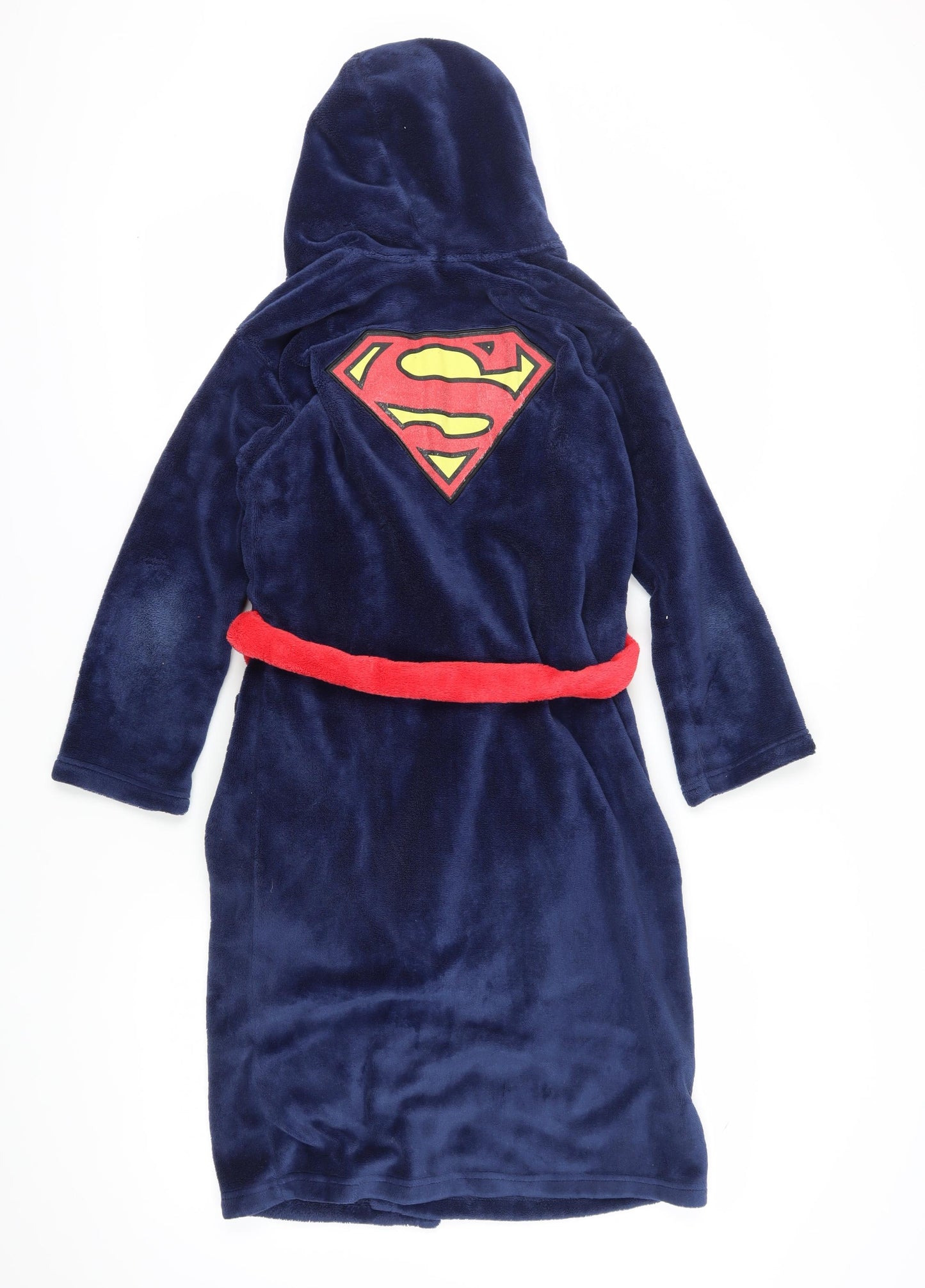 Marks and Spencer Boys Blue Superman Hooded Robe 11-12 Years