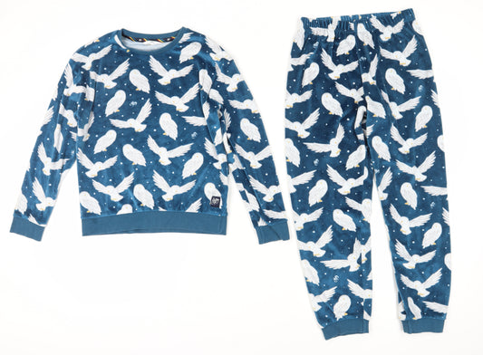 Marks and Spencer Girls Blue Harry Potter Pyjama Set