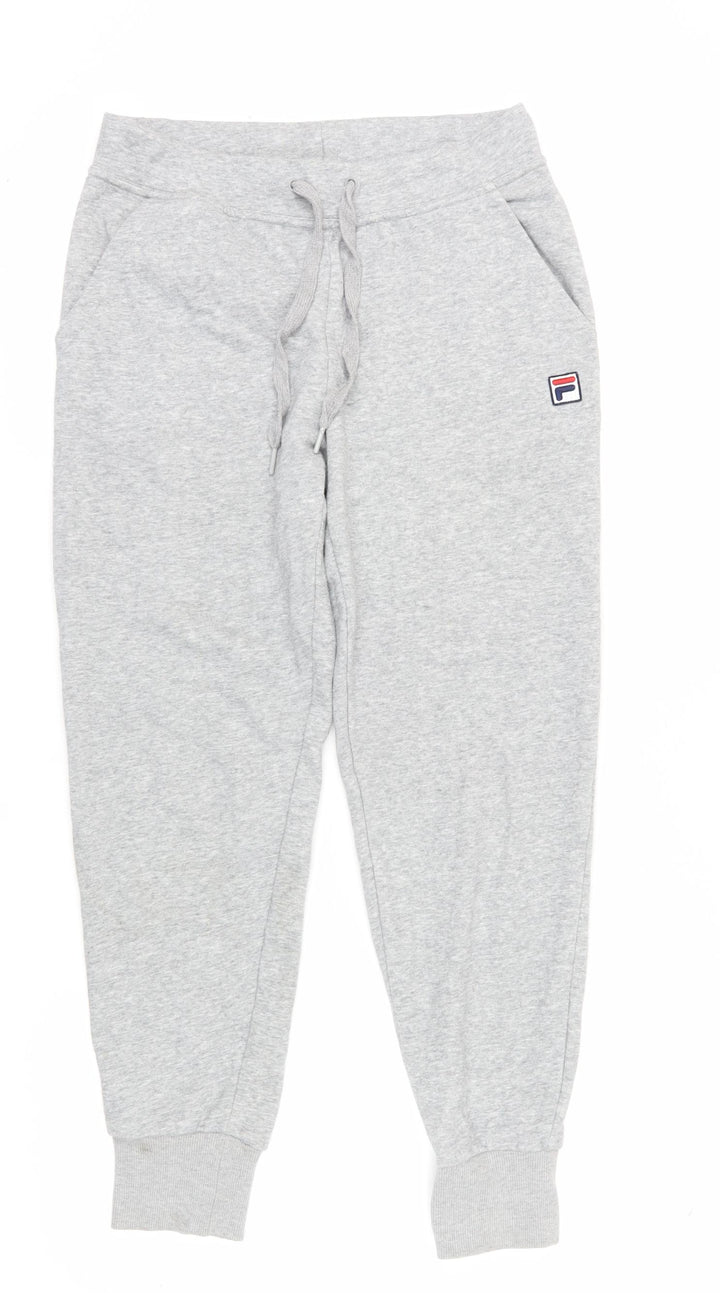 Fila Women's Grey Jogger Trousers, Size M, Activewear