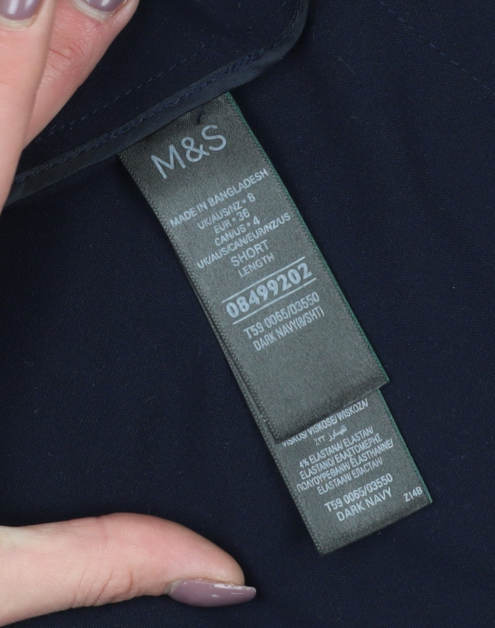 Marks and Spencer Women's Blue Dress Pants Size 8
