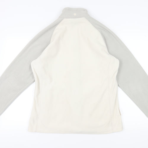 Mountain Warehouse Women's Grey Beige Fleece Jacket Size 16