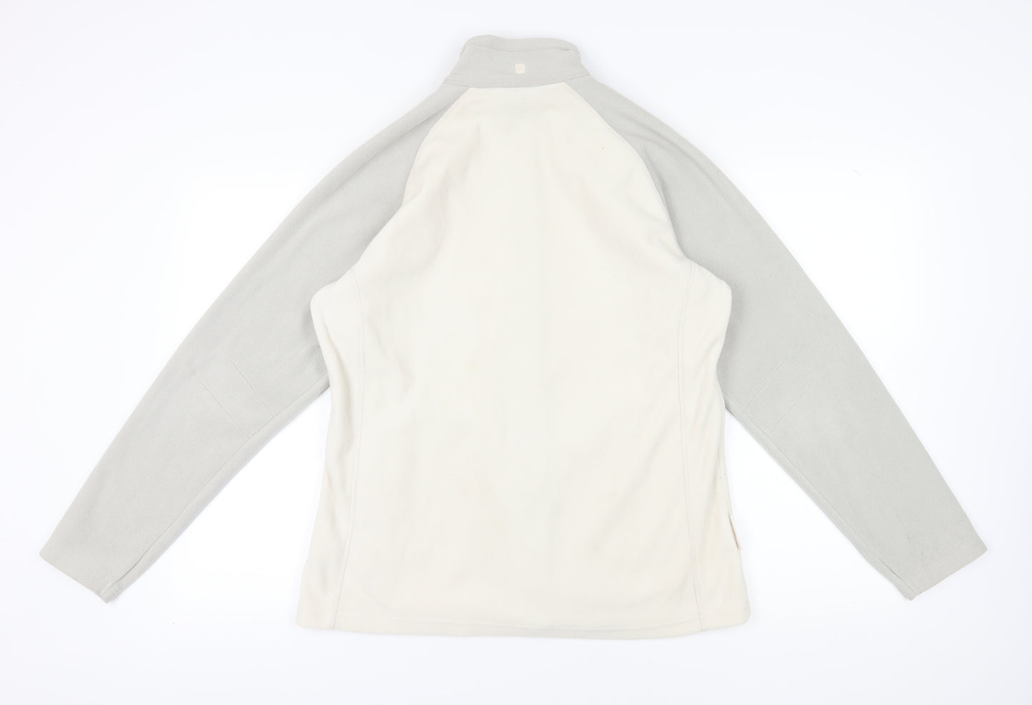 Mountain Warehouse Women's Grey Beige Fleece Jacket Size 16