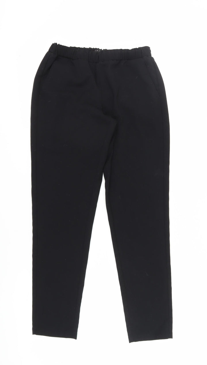 Sisley Women's Black Straight Trousers Size 6