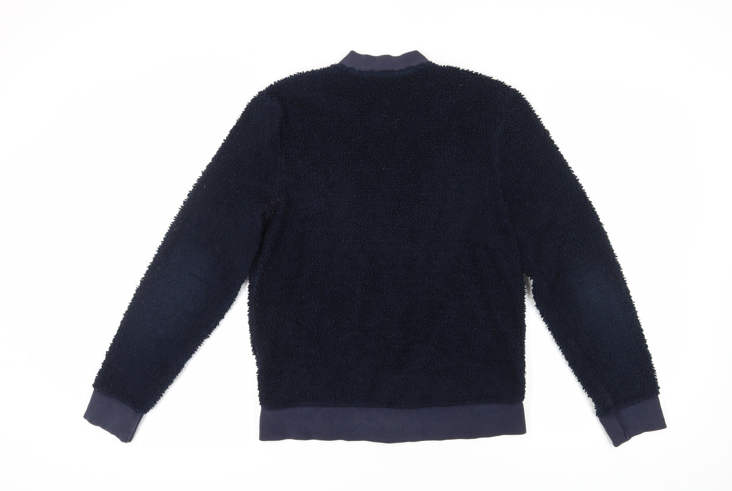 Topman Men's Bomber Jacket Blue M Classic Style