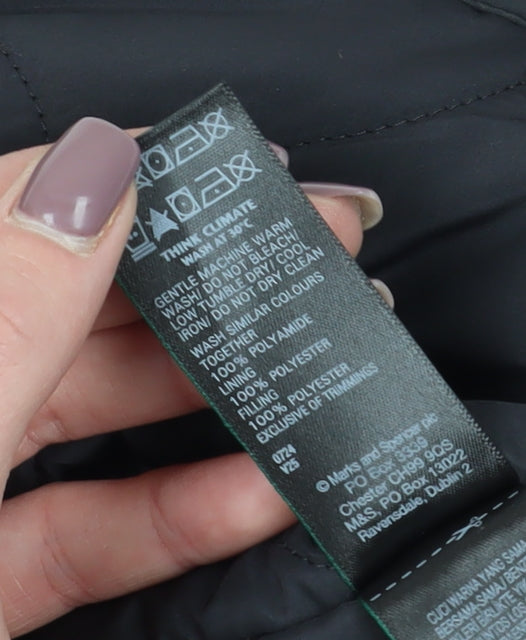 Marks and Spencer Women's Grey Basic Jacket L Full Zip