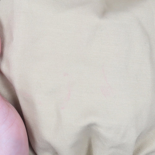 Topshop Women's Beige Bomber Jacket Size 8