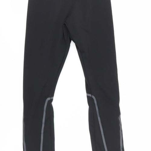 Decathlon Black Girls Ankle Leggings 12 Years