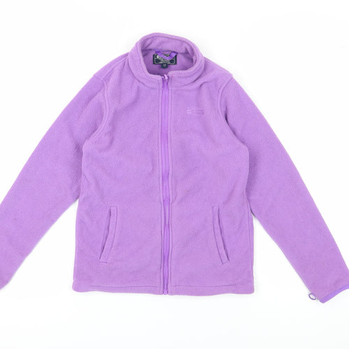 Mountain Warehouse Girls Purple Fleece Jacket 11-12 Years