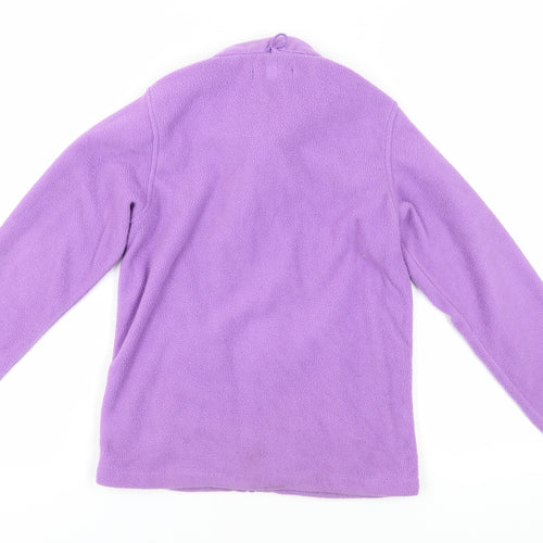Mountain Warehouse Girls Purple Fleece Jacket 11-12 Years