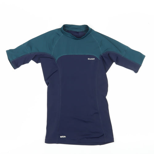 Decathlon Unisex Kids Blue UV Protection T-Shirt 12-13 Years