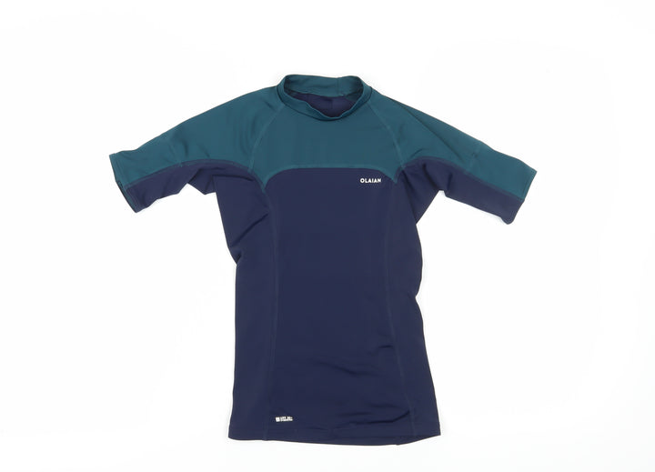 Decathlon Unisex Kids Blue UV Protection T-Shirt 12-13 Years