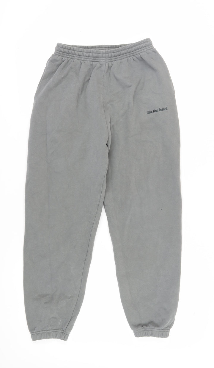 SLA The Label Women's Grey Sweatpants, Size S, Cotton