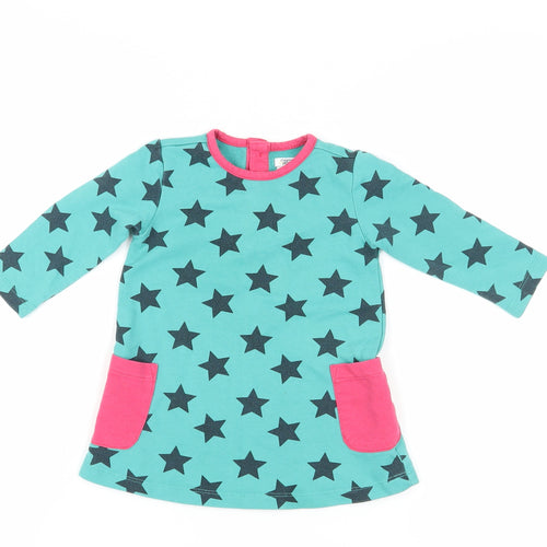 Mamas & Papas Unisex Star Print Shift Dress 12-18M