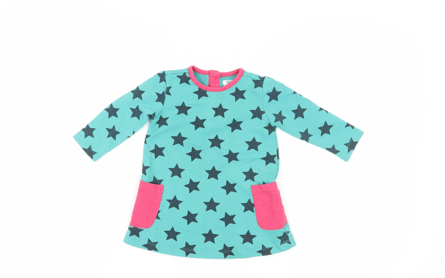 Mamas & Papas Unisex Star Print Shift Dress 12-18M