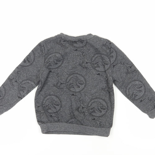 Jurassic World Boys Grey Sweatshirt 4-5 Years Pullover