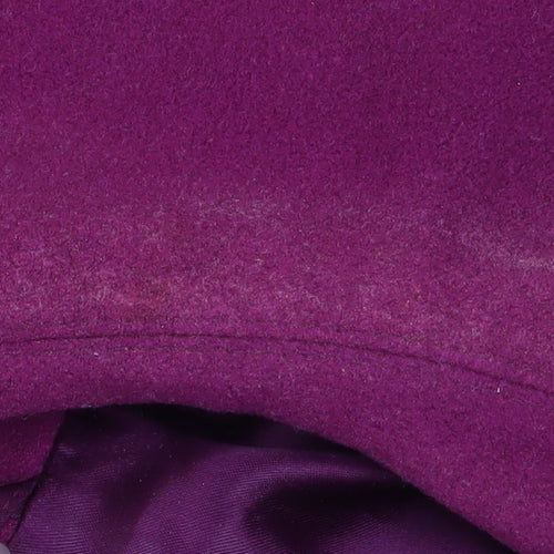 Eastex Women's Purple Wool Blend Overcoat Size 16
