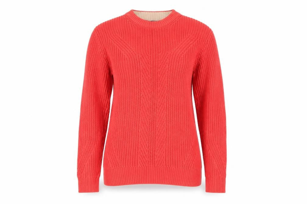 Marks & Spencer Women's Red Pullover Jumper, M, Cotton