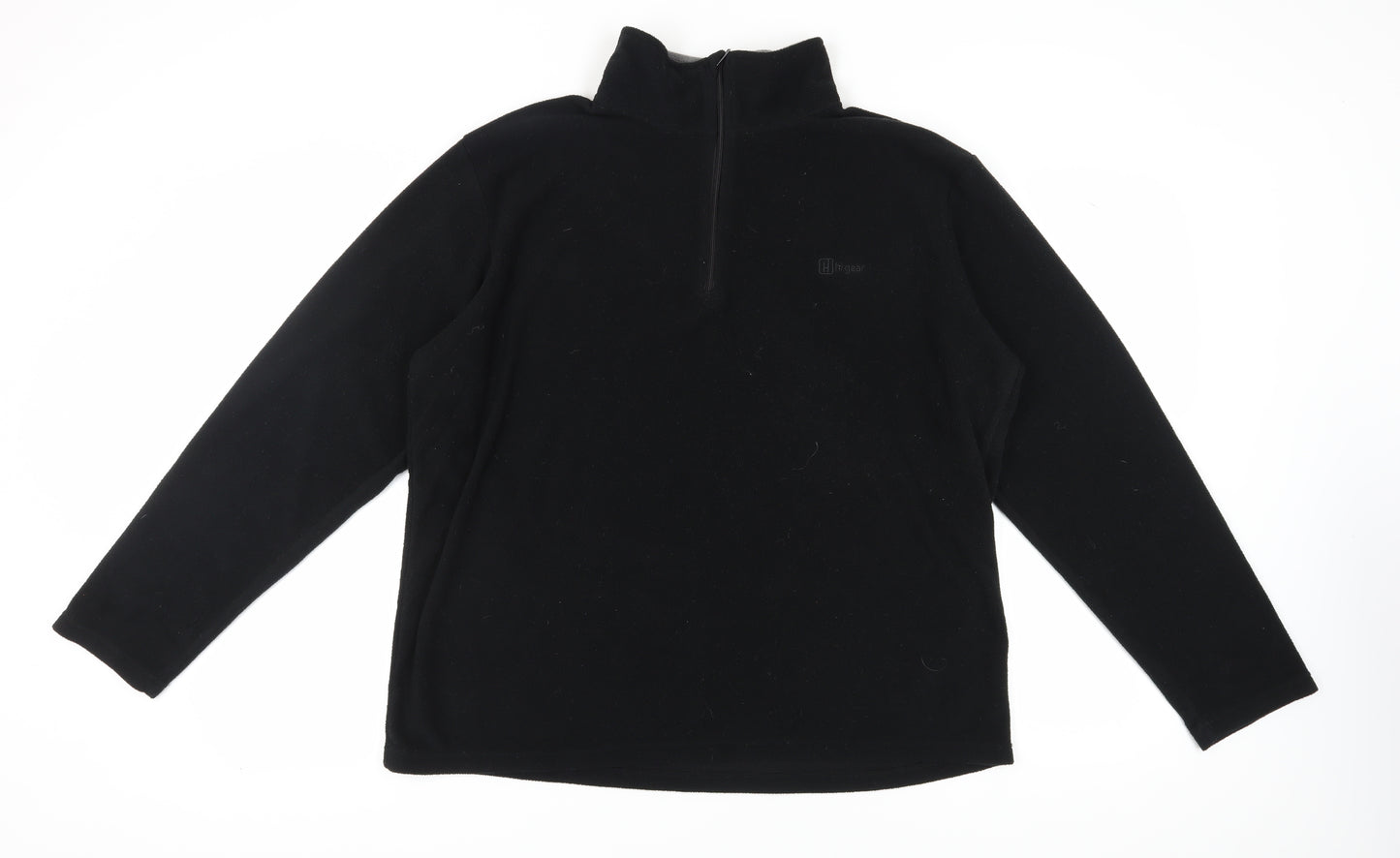 Hi Gear Men's Black 2XL Fleece Pullover Sweatshirt