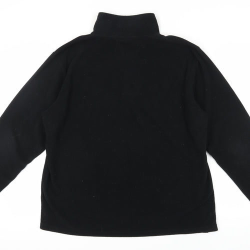 Hi Gear Men's Black 2XL Fleece Pullover Sweatshirt