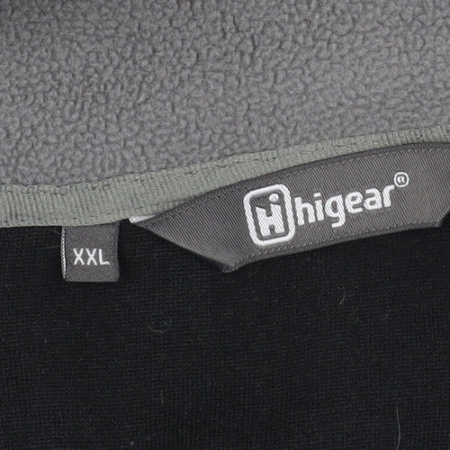 Hi Gear Men's Black 2XL Fleece Pullover Sweatshirt
