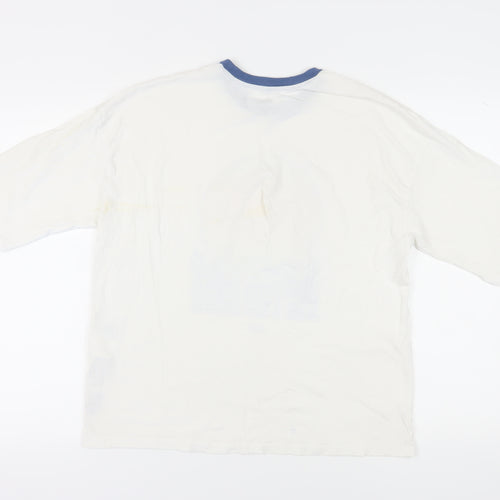 Levi's Ringer T-Shirt White XS Unisex Retro Style