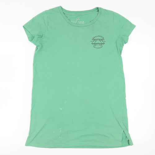 Passenger Women's Green T-Shirt Medium Casual Summer