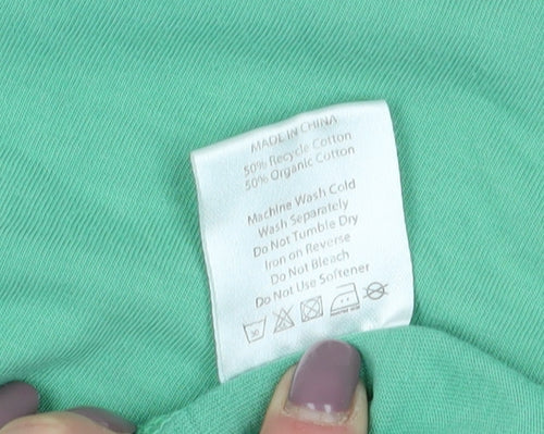 Passenger Women's Green T-Shirt Medium Casual Summer