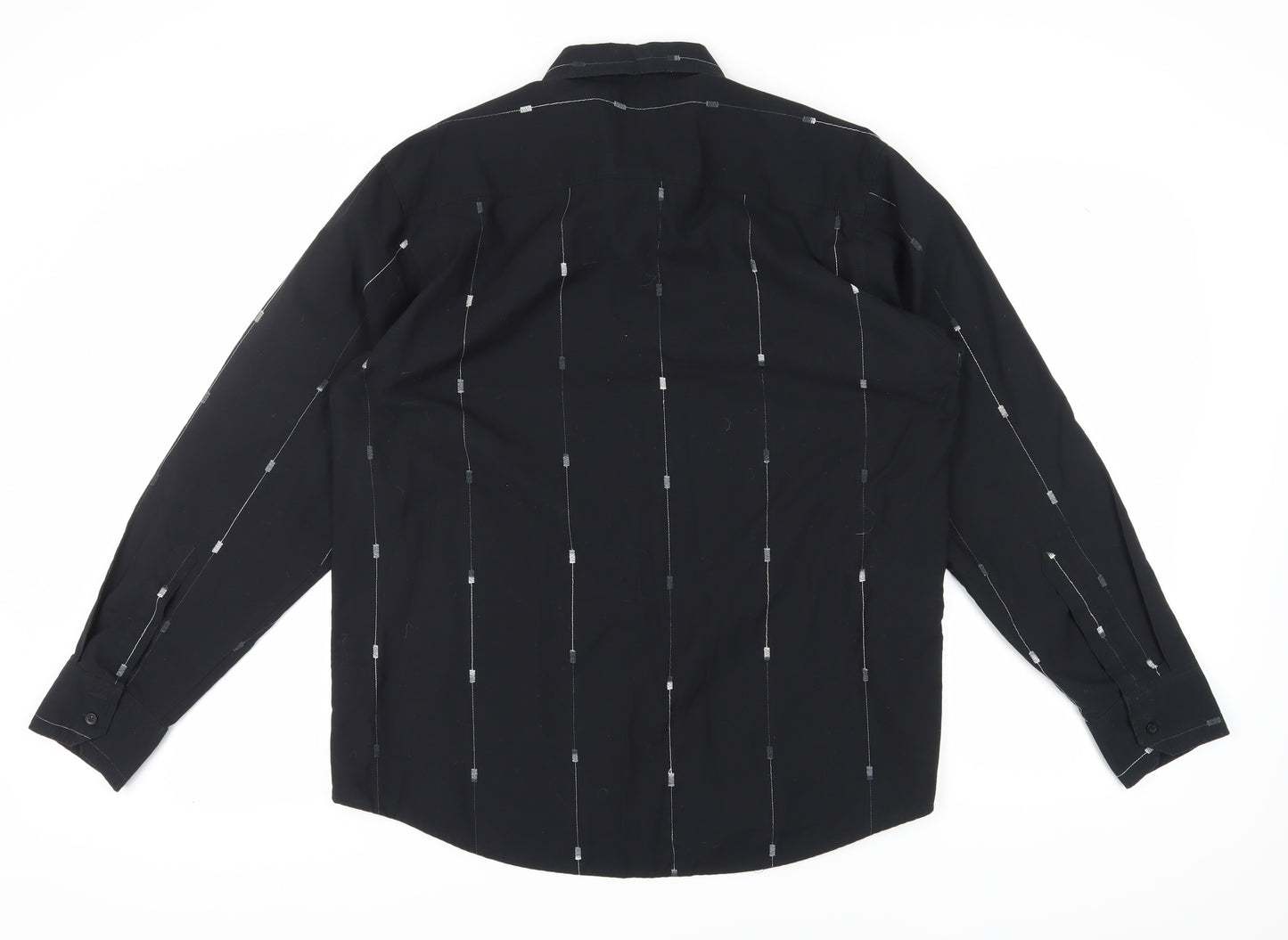 Burton Men's Black XL Geometric Long Sleeve Shirt