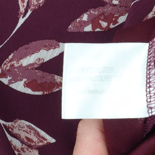 Isle Women's Multicoloured Floral A-Line Midi Skirt Size 12