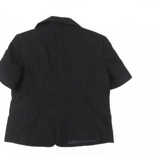 Style by EWM Women's Black Blazer Size 16 Short