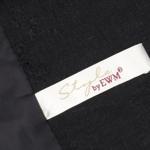 Style by EWM Women's Black Blazer Size 16 Short