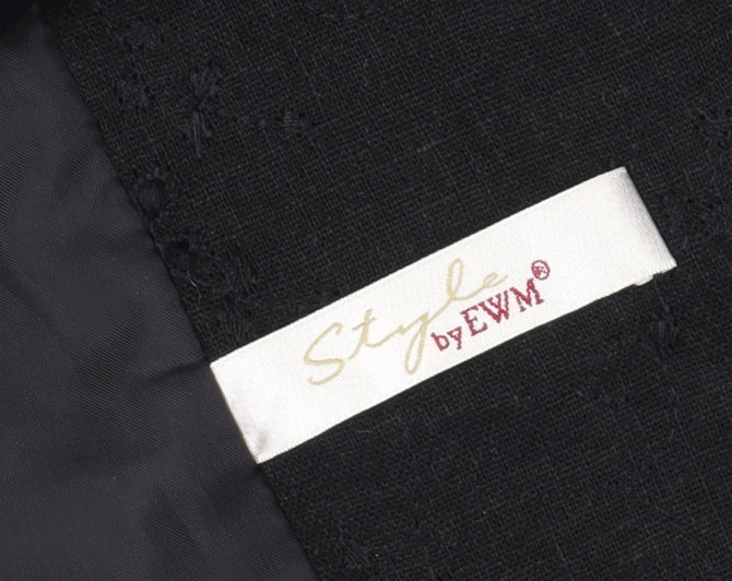 Style by EWM Women's Black Blazer Size 16 Short