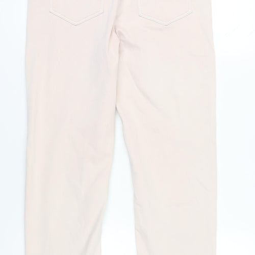 Marks and Spencer Womens Pink Cropped Jeans Size 16