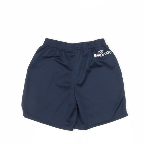 UEFA Euro 2020 Boys Blue Athletic Football Shorts EU134