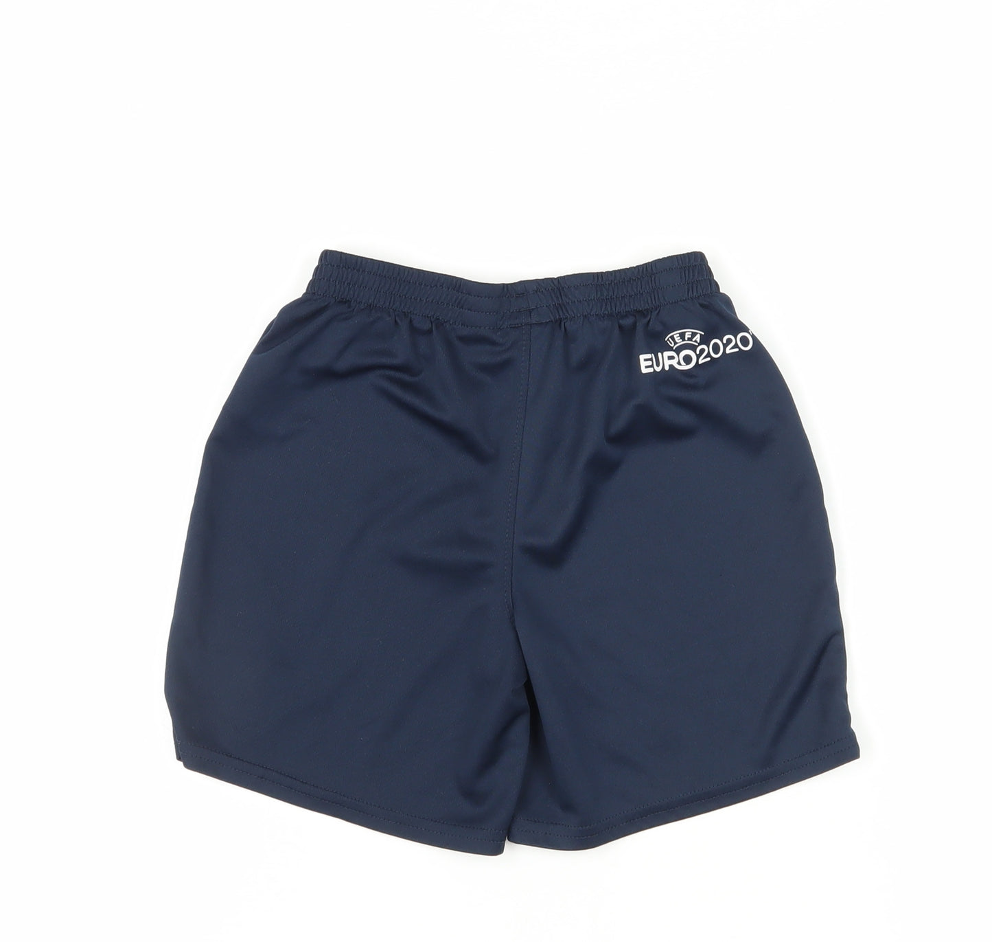 UEFA Euro 2020 Boys Blue Athletic Football Shorts EU134